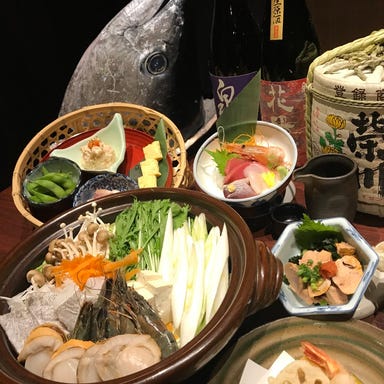 完全個室×海鮮居酒屋 50種以上の日本酒 神の斬新 コースの画像