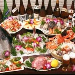 完全個室×海鮮居酒屋 全国47都道府県の日本酒 神の斬新 