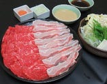 2種肉しゃぶしゃぶ　又は　すきやき食べ放題