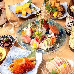 宴会に！海鮮や北海道グルメが楽しめる飲み放題付きコース♪