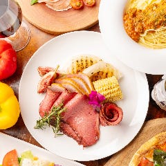 海鮮、ピザなどお肉以外も豊富！約100種の豊富なラインナップ！