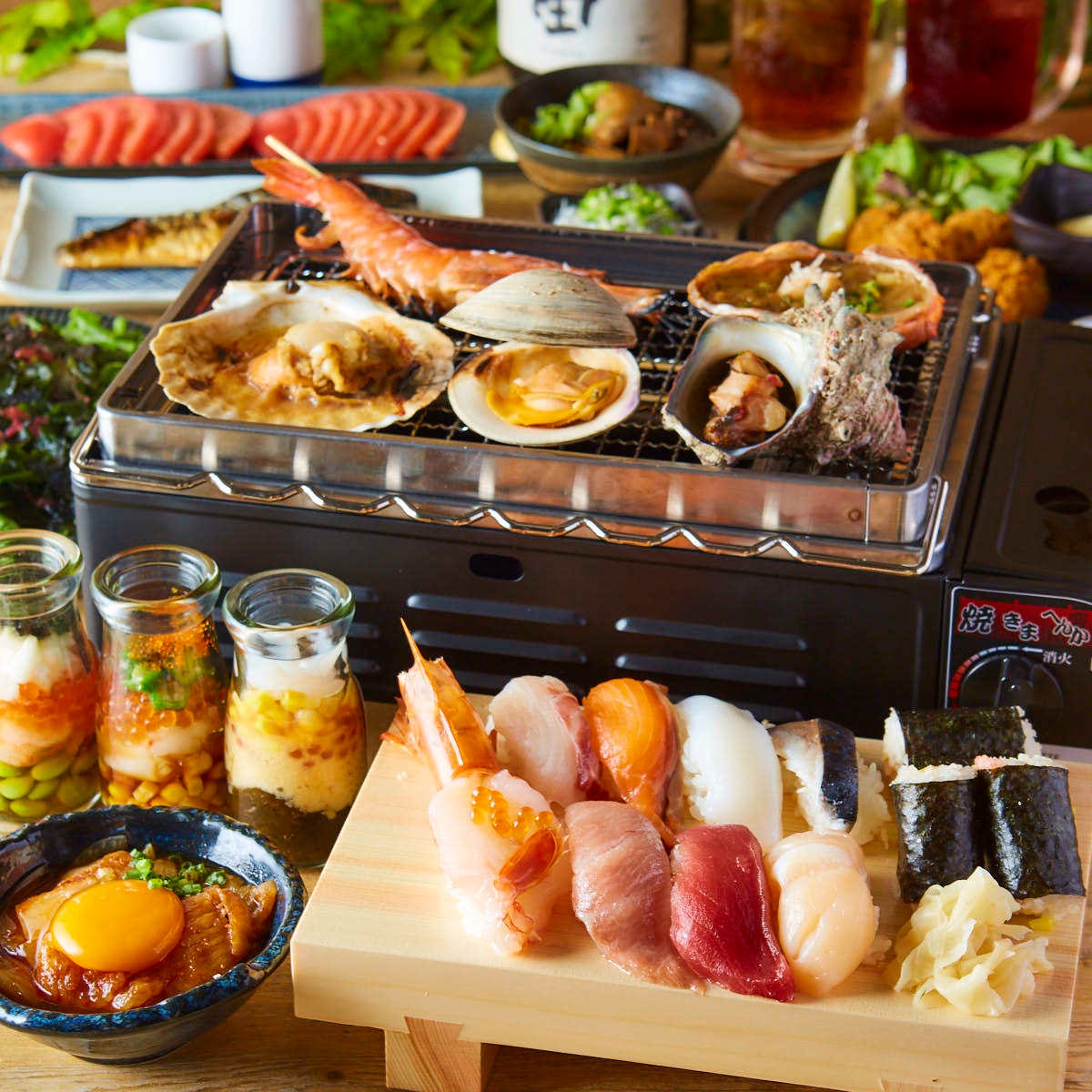 個室居酒屋 寿司 海鮮 浜焼き チリュウズシ 知立駅前店