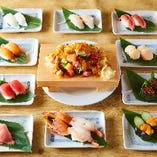 リーズナブルな金額で本格江戸前寿司が楽しめる！