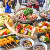 炭火地鶏 個室居酒屋 地鶏雛丸 東京駅八重洲店_【3時間飲み放題】地鶏の濃厚塩ちゃんこ鍋や地鶏もも肉のたたきなど全8品『羽衣コース』6,000円→5,000円