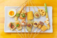 串カツの種類も豊富です★