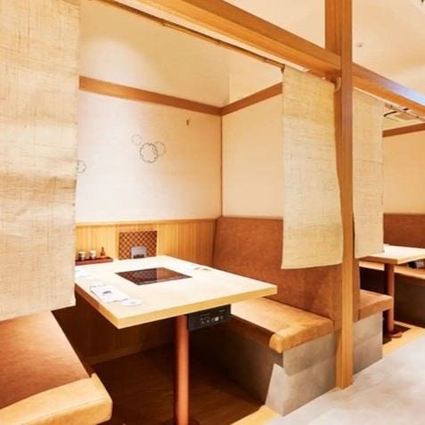 和風な雰囲気が漂う半個室