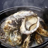 牡蠣土鍋蒸し