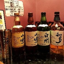 豊富な飲み物メニュー