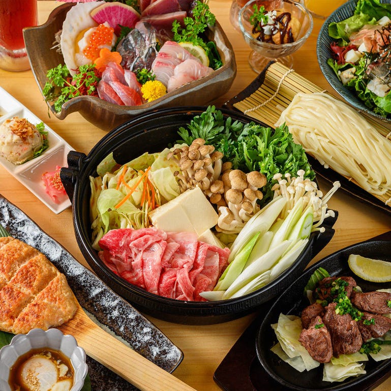 全室個室居酒屋 鉄板料理 風月_自慢の料理をコースに詰め込みました