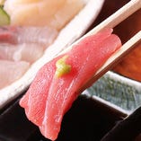 本マグロ入りお刺身３点盛