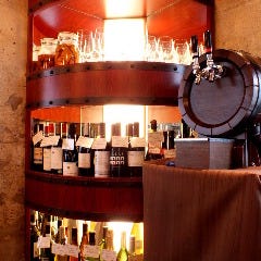 イタリア直送の樽生ワイン