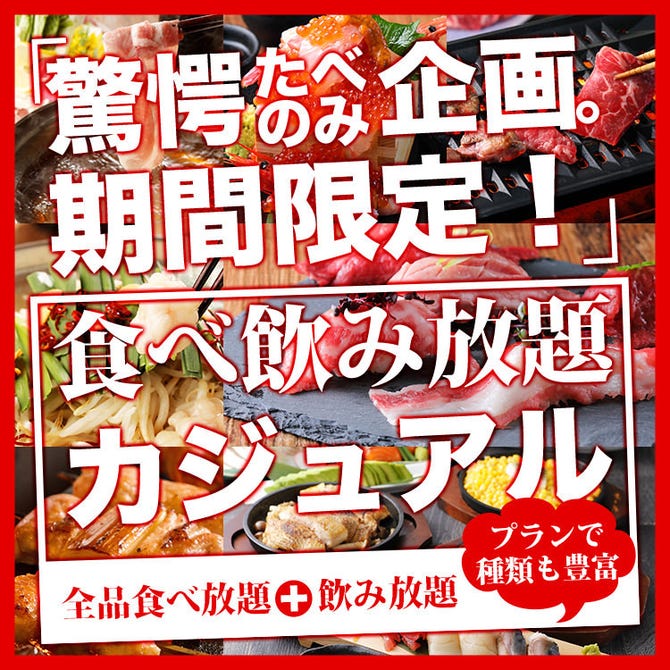 5種 無制限食べ飲み放題 おとずれ 姫路駅店 姫路 居酒屋 ぐるなび