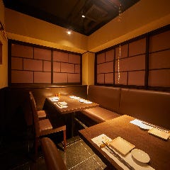 接待や少人数の飲み会に◎落ち着いた雰囲気の4~6名様半個室