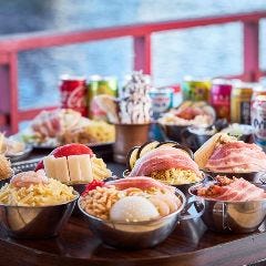 屋形船 江戸前汽船 メニュー：もんじゃコース - 楽天ぐるなび