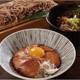 【期間限定】鰤りゅうきゅう丼と肉つけ蕎麦膳