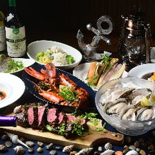 多彩な海鮮＆肉料理で歓送迎会！