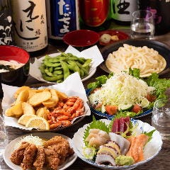 海鮮居酒屋 海魚家_【得々コース】&rdquo;海魚家&rdquo;自慢の宴会コース 2時間飲み放題付 全7品　3,000円(税込)