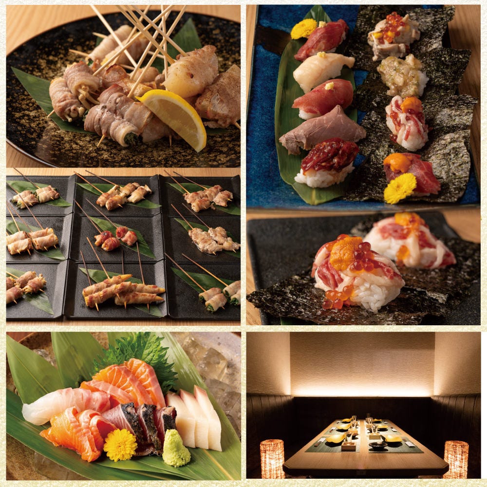 巻き串と肉寿司と海鮮 居酒屋 三河酒場 豊橋店