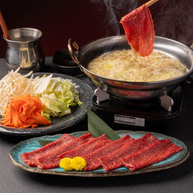 巻き串と肉寿司と海鮮 居酒屋 三河酒場 豊橋店_国産和牛しゃぶしゃぶ~選べるトッピング~