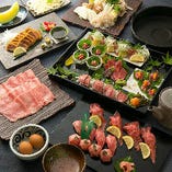 【最高級牛肉を堪能】神戸牛堪能コース｜しゃぶしゃぶ又はすき焼きを中心に、寿司3種や華やかな前妻盛りを