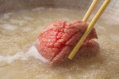 名物出汁しゃぶ　和牛シャトーブリアン（100g）（50g&times;2枚）単品又はコースを選択してください