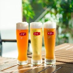 オーナー厳選のドイツビールが飲み放題！