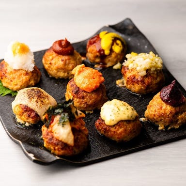 【全席個室】旬和食とつくね ひなた倶楽部_トッピングが映えるつくね!