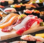 寿司・肉寿司＋和食メニュー(110種）食べ飲みプラン3H3000円～★