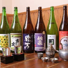 豊富な品揃えを誇る日本酒