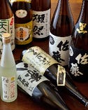 ドリンクも入荷困難な希少価値の高い日本酒、焼酎をメインに充実の品揃えです。