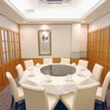 ◆円卓完全個室(～10名席)◆
同タイプの個室を3部屋完備