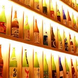 【日本酒も豊富に取り揃えております】