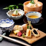 【季節の京ごのみ】名物ゆば桶付「みやこ」汲み上げゆば、豆乳入り茶碗蒸しなど気軽に楽しむ懐石料理