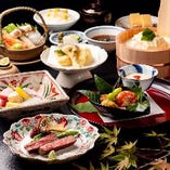 窓際席確約【今月の京懐石】予約限定。京都の夜景と贅を尽くした旬の美味「松華（しょうか）」