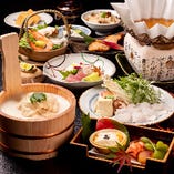 窓際席確約【今月の京料理】名物ゆば桶と旬味を味わう「松柏（しょうはく）」地上11階の夜景と共に