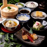 【今月のおすすめ膳】四季折々の旬が薫るおもてなし御膳「花」名物ゆば桶付き