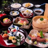 窓際席確約【今月の京料理】予約限定。京都の夜景と贅を尽くした旬の美味「松華（しょうか）」