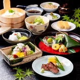 窓際席確約【今月の京料理】予約限定。京都の夜景と贅を尽くした旬の美味「松華（しょうか）」