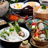 窓際席確約【今月の京料理】名物ゆば桶と旬味を味わう「松柏」地上11階の夜景と共に