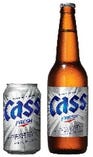 Cass　330ml小瓶：韓国の代表的なビールブランドのOB社の代表作。薄味でスッキリ軽めの味わい。