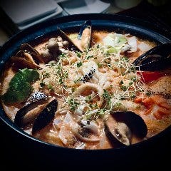 海鮮ロゼチョルポッキ