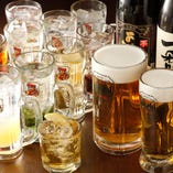 ◆ビールを含む全て飲み放題！◆90分飲み放題メニュー（L.O.30分前）