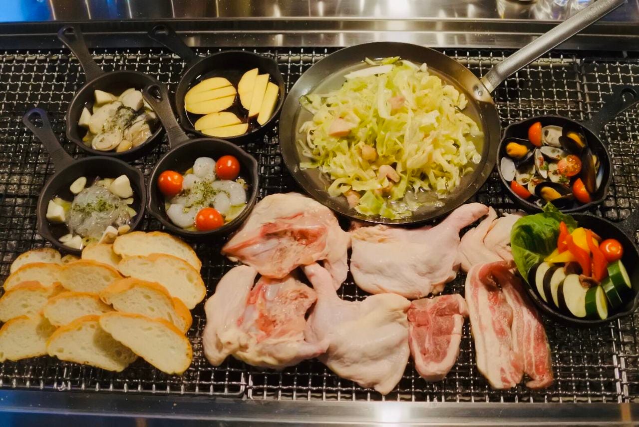 キャンプコースの詳細 炭と鶏とアヒージョ Babeqo ばべこ 札幌すすきの 焼肉 ぐるなび