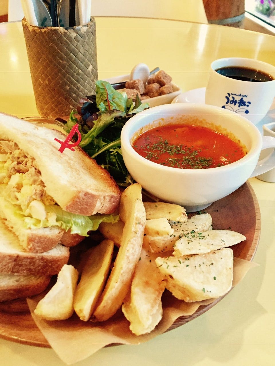 本日のおすすめサンドイッチランチセット(かもめセット)の詳細｜sandwich cafe うみねこ（加古川/カフェ） - ぐるなび