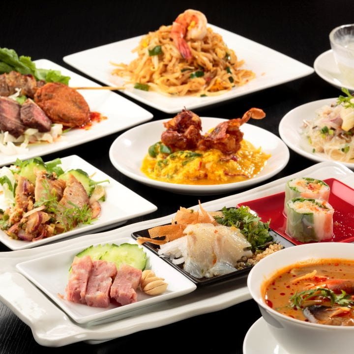2h飲み放題 豪華食材と本格タイ自慢料理 5000円 送別会 忘新年会 宴会 飲み会 貸切 の詳細 ワンチャン タイレストラン 人形町 小伝馬町 タイ料理 ぐるなび
