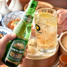 台湾ビール＆アジアンドリンクで乾杯