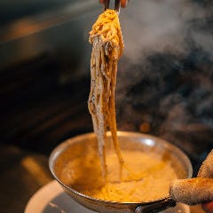 使う食材の美味しさが際立つよう、麺の種類や太さはそれぞれ調整