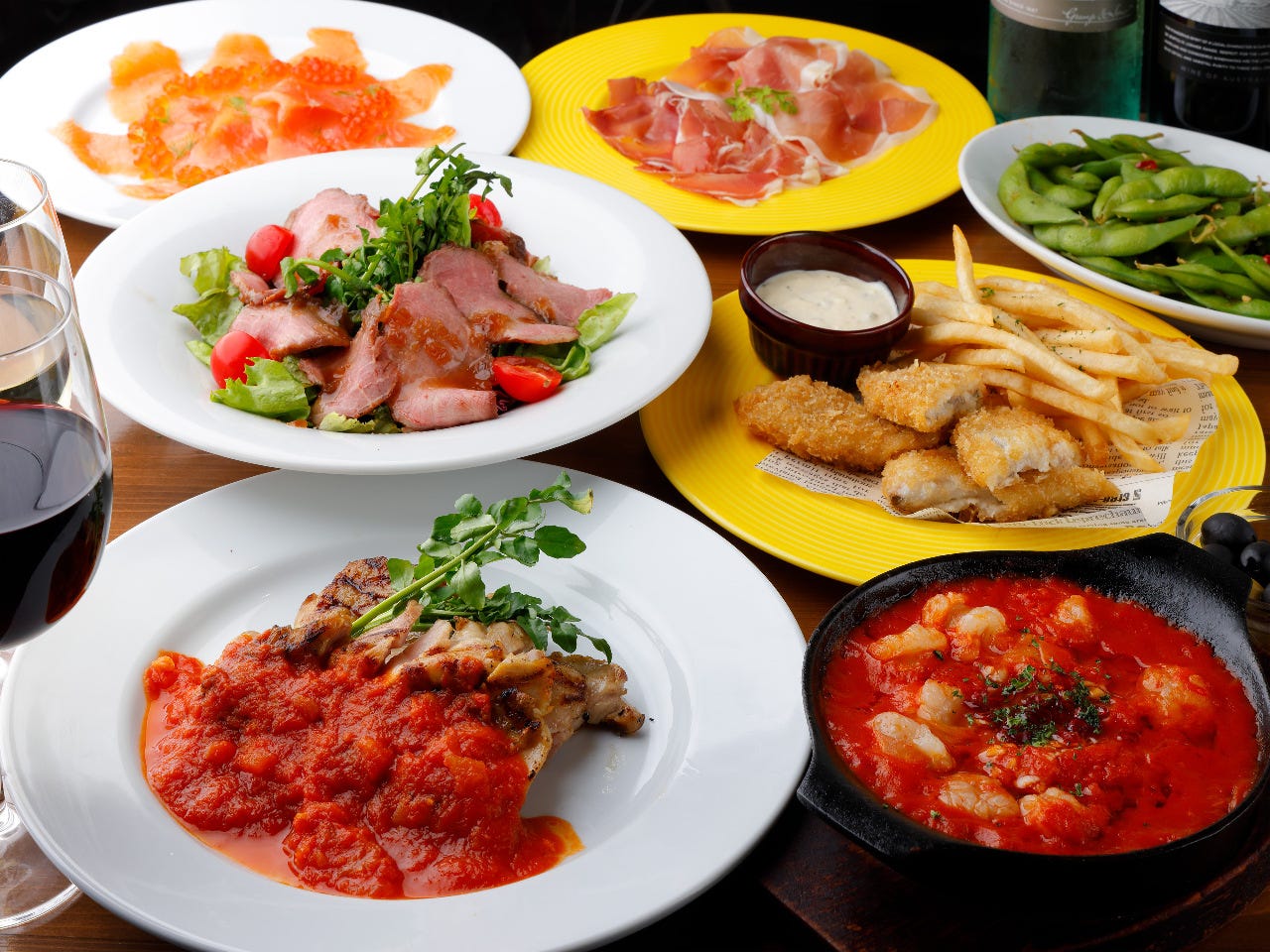 イチボ 豚ヒレ肉の低温調理豪華食べ比べコース 全８品３h飲み放題付き 6 000円 5 000円の詳細 大衆ビストロ Cook Man S クックマンズ 蒲田 ビストロ ぐるなび