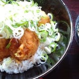 【ミニ鶏天丼】+そば　or　うどん