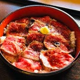 【ステーキ丼】+そば　or　うどん